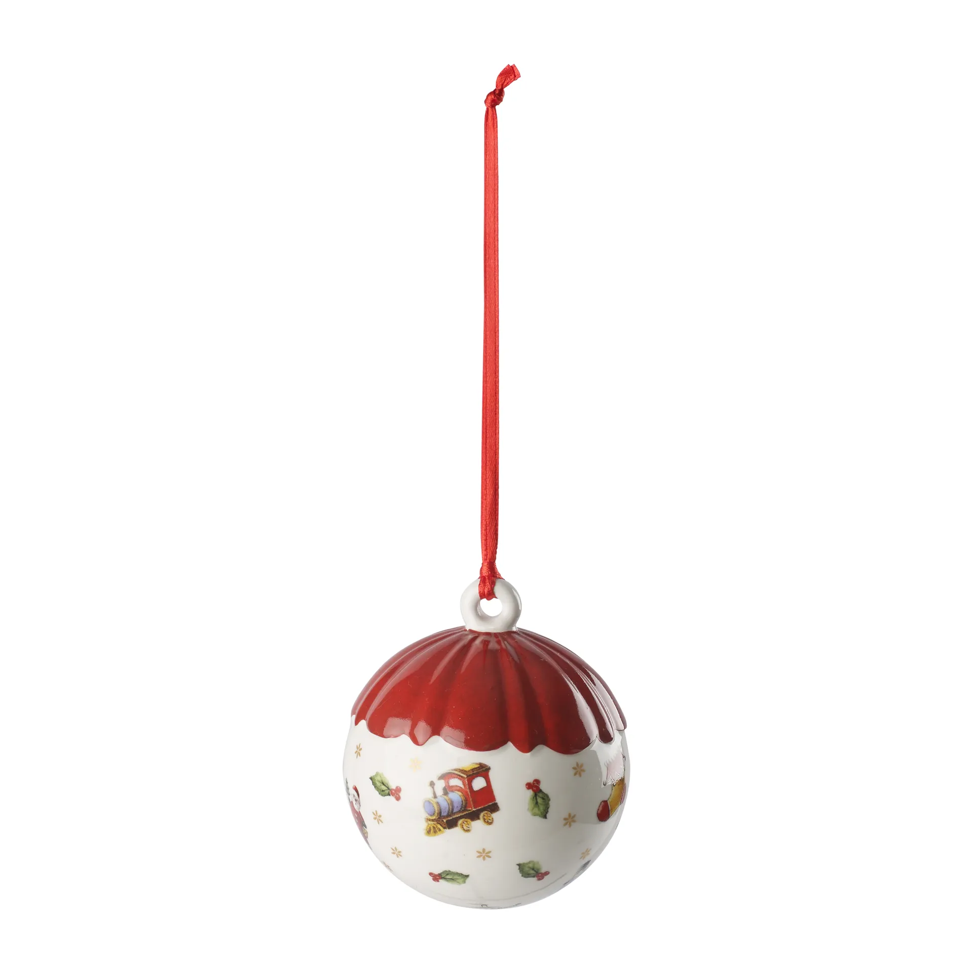 Toy's Delight Decoration Weihnachtskugel Ø6cm, Weiß-rot Villeroy & Boch