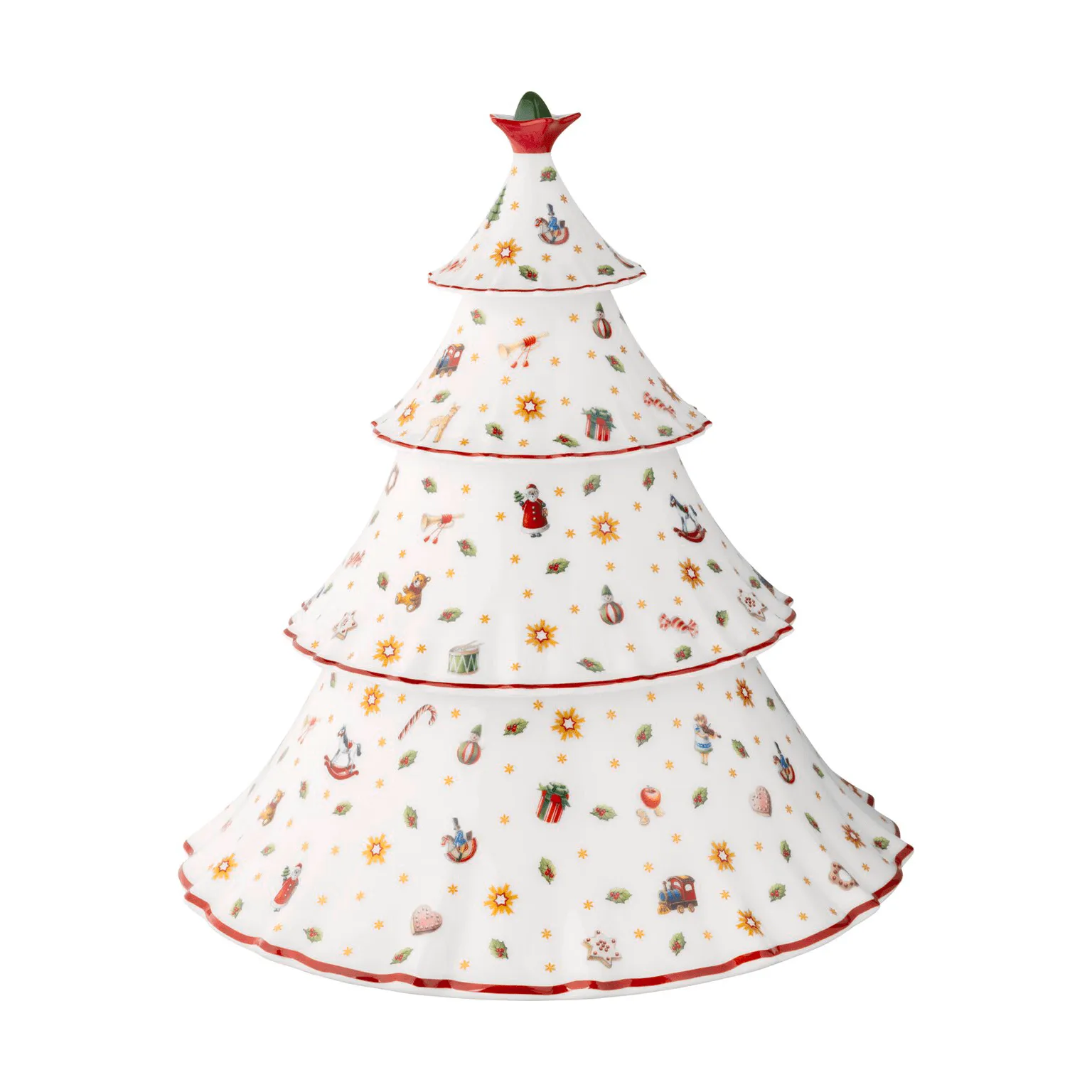 Toy's Delight Dose Holz, Weiß-Rot, 4-teilig Villeroy & Boch