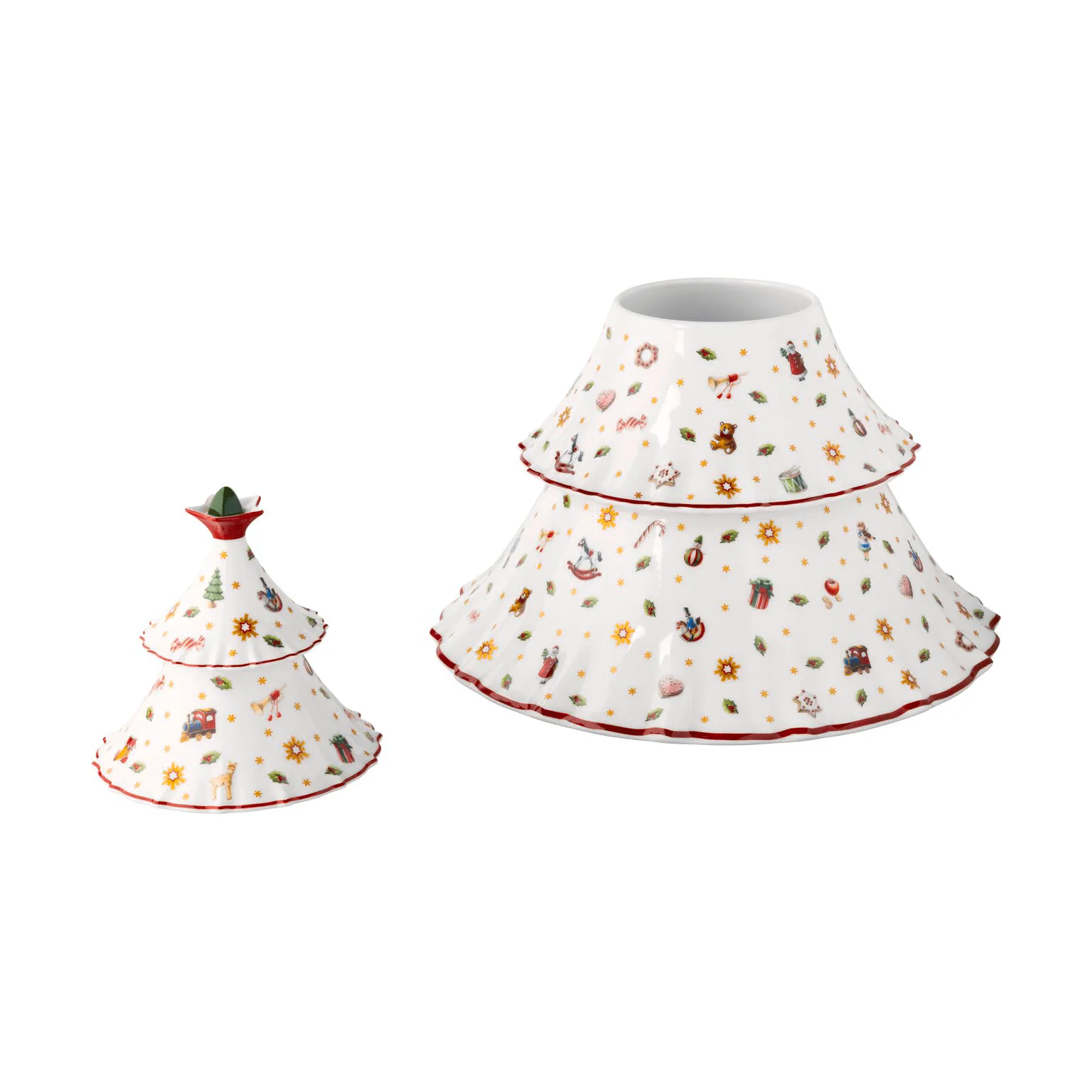 Toy's Delight Dose Holz, Weiß-Rot, 4-teilig Villeroy & Boch