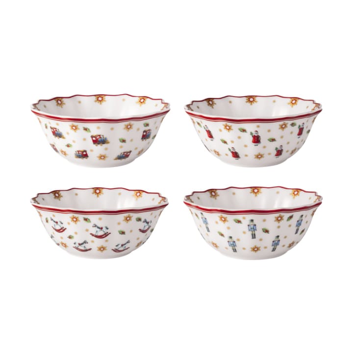 Toy's Delight Schale 4-teilig - Weiß-rot - Villeroy & Boch