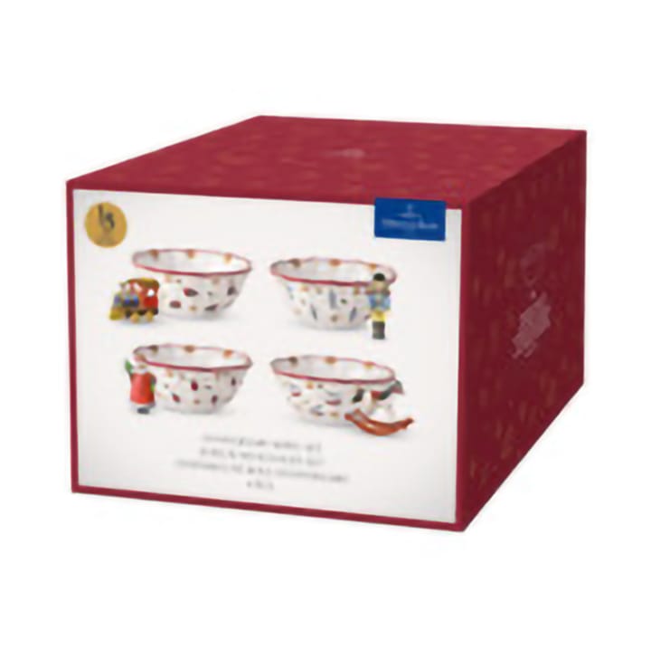Toy's Delight Schale 4-teilig, Weiß-rot Villeroy & Boch