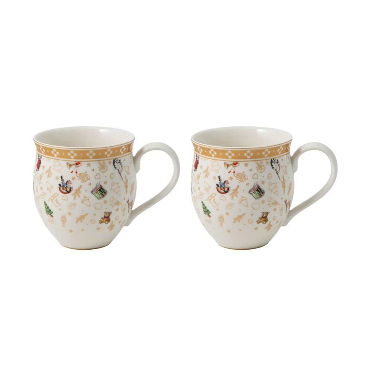 Toy's Delight Tasse 30cl Anniversary Edition 2er Pack, Gold-weiß Villeroy & Boch