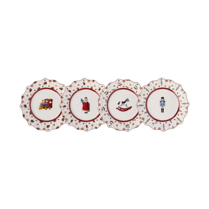 Toy's Delight Teller 4-teilig - Weiß-rot - Villeroy & Boch