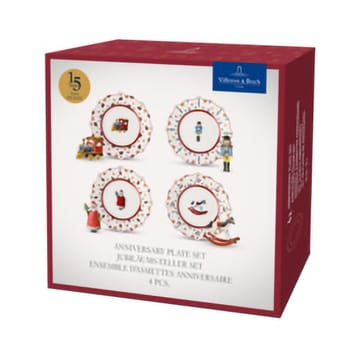 Toy's Delight Teller 4-teilig - Weiß-rot - Villeroy & Boch