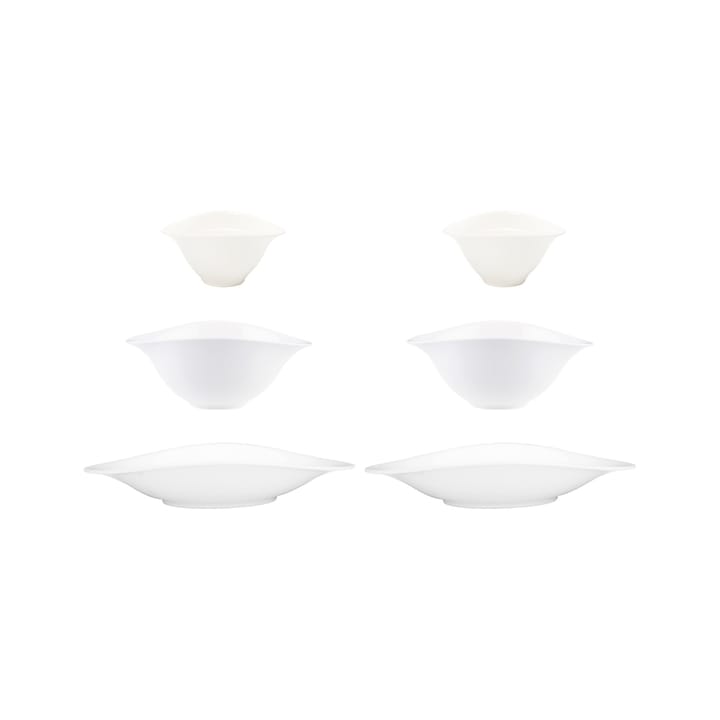 Vapiano Schalentrio 6er Pack - Weiß - Villeroy & Boch