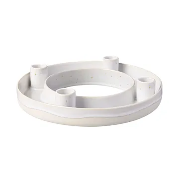 Winter Glow Adventskerzenhalter Ø26cm - Weiß-beige - Villeroy & Boch