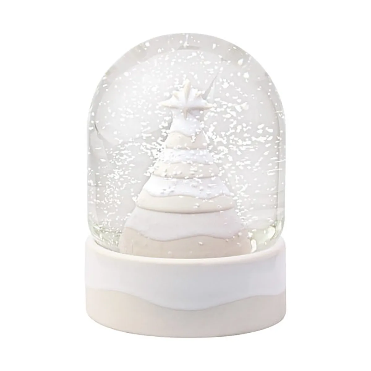 Winter Glow Schneekugel Ø11cm, Weiß-beige Villeroy & Boch