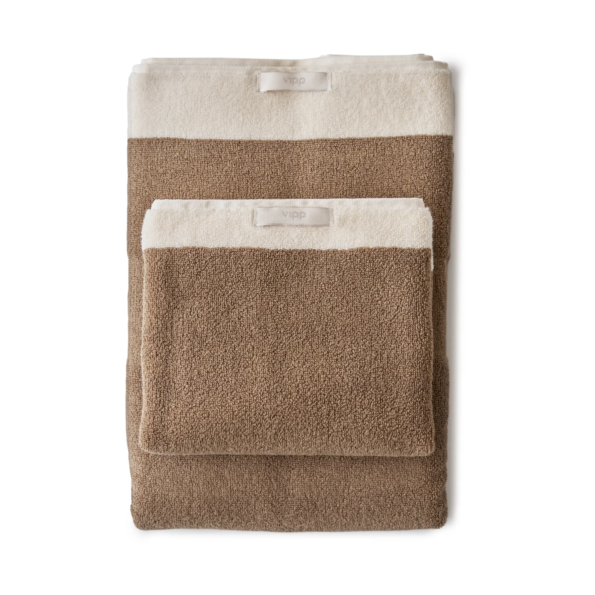 Vipp102 Gästhandtuch, Taupe, 40x60 cm Vipp