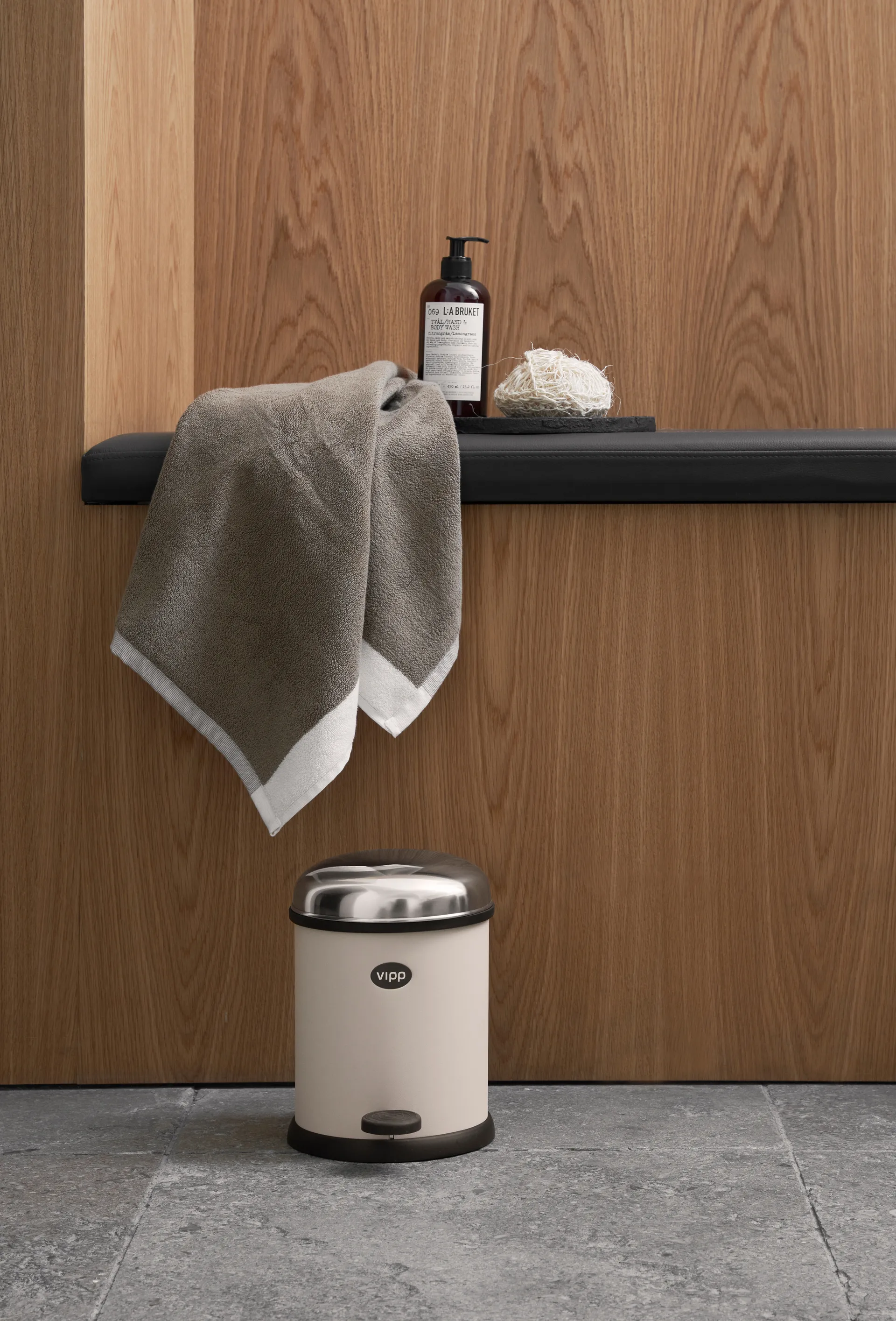 Vipp12 Treteimer 3 l, Beige Vipp
