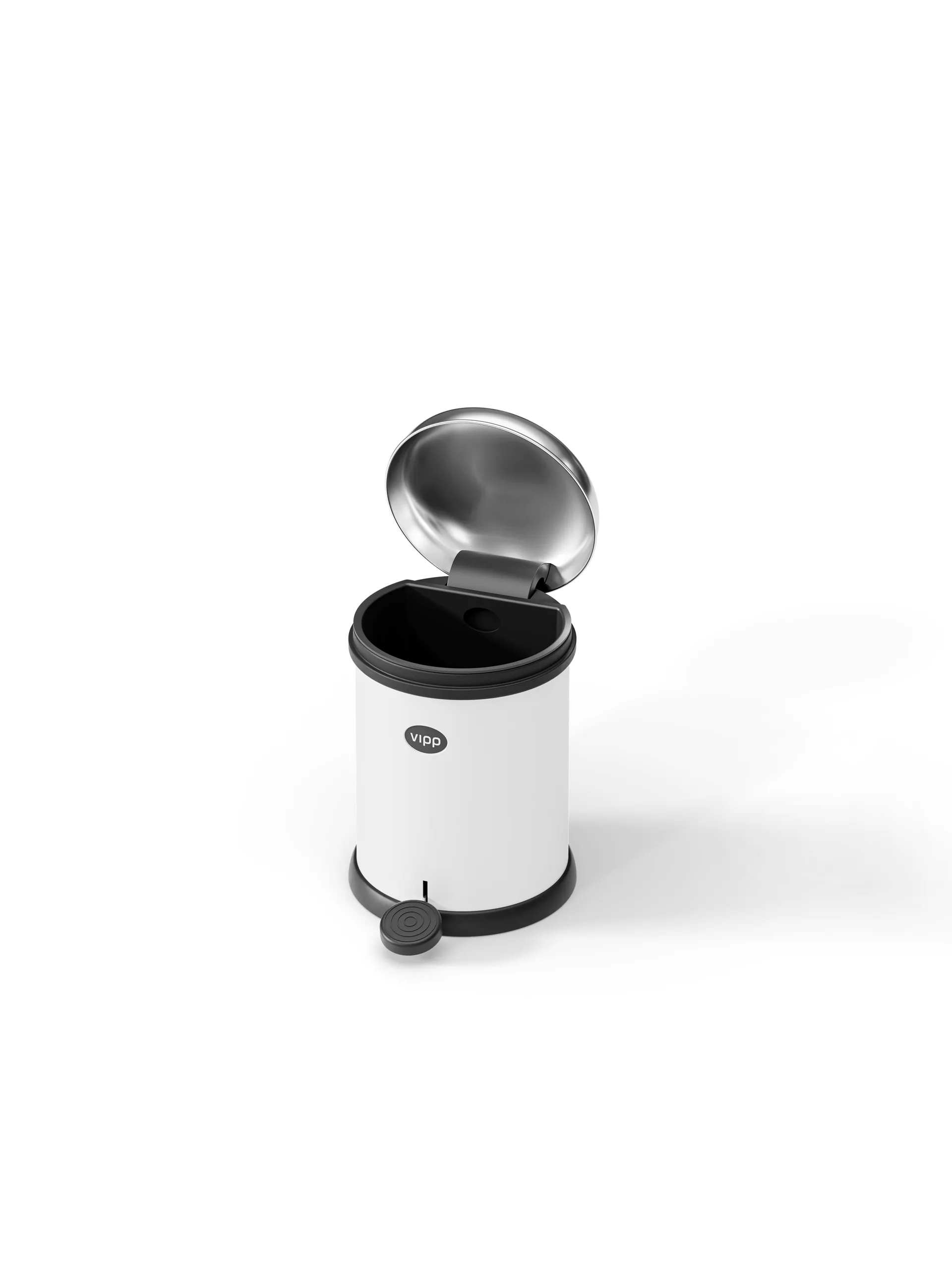 Vipp12 Treteimer 3 l, White Vipp