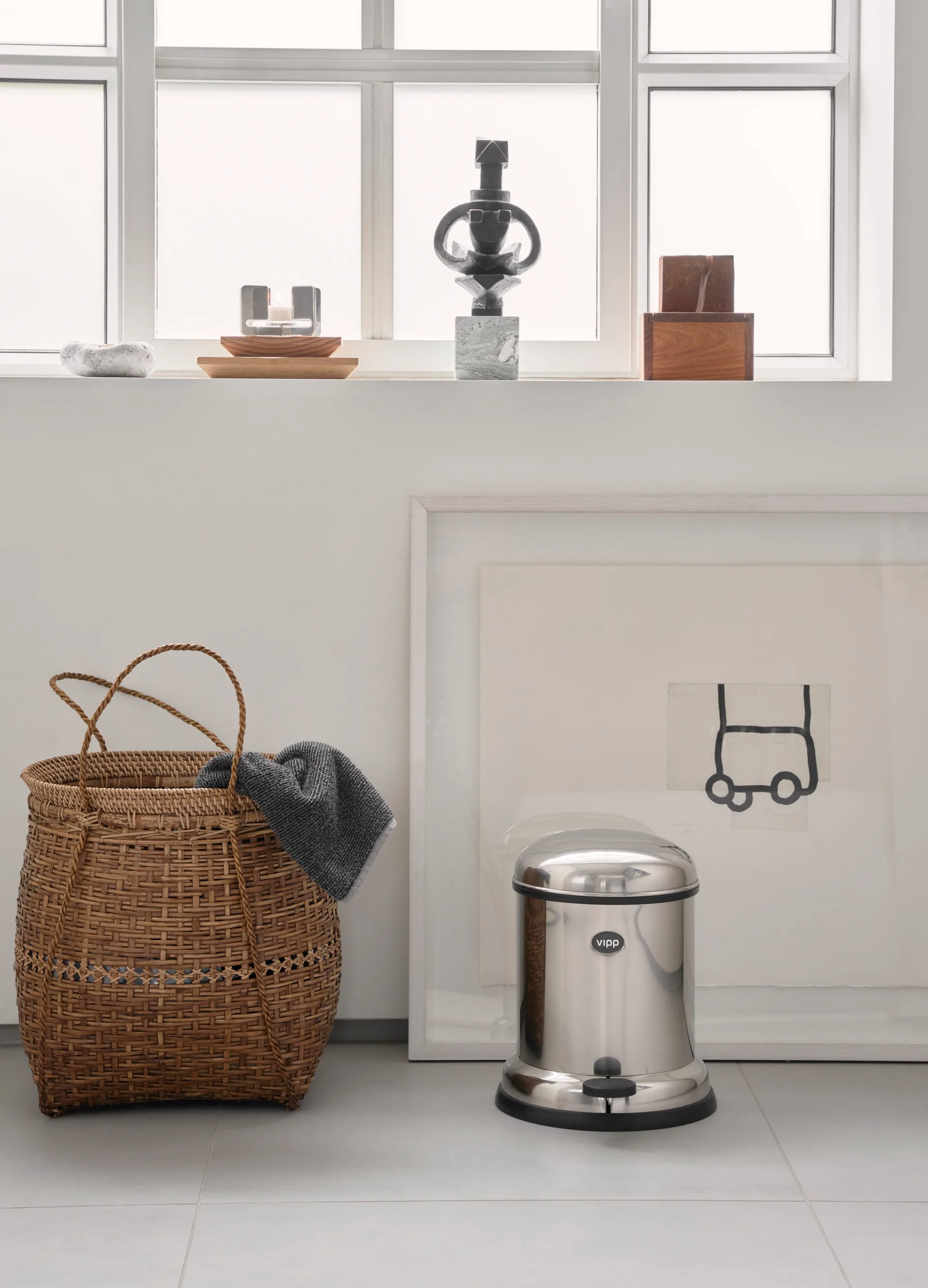 Vipp13 Treteimer 4 l, Stainless steel Vipp