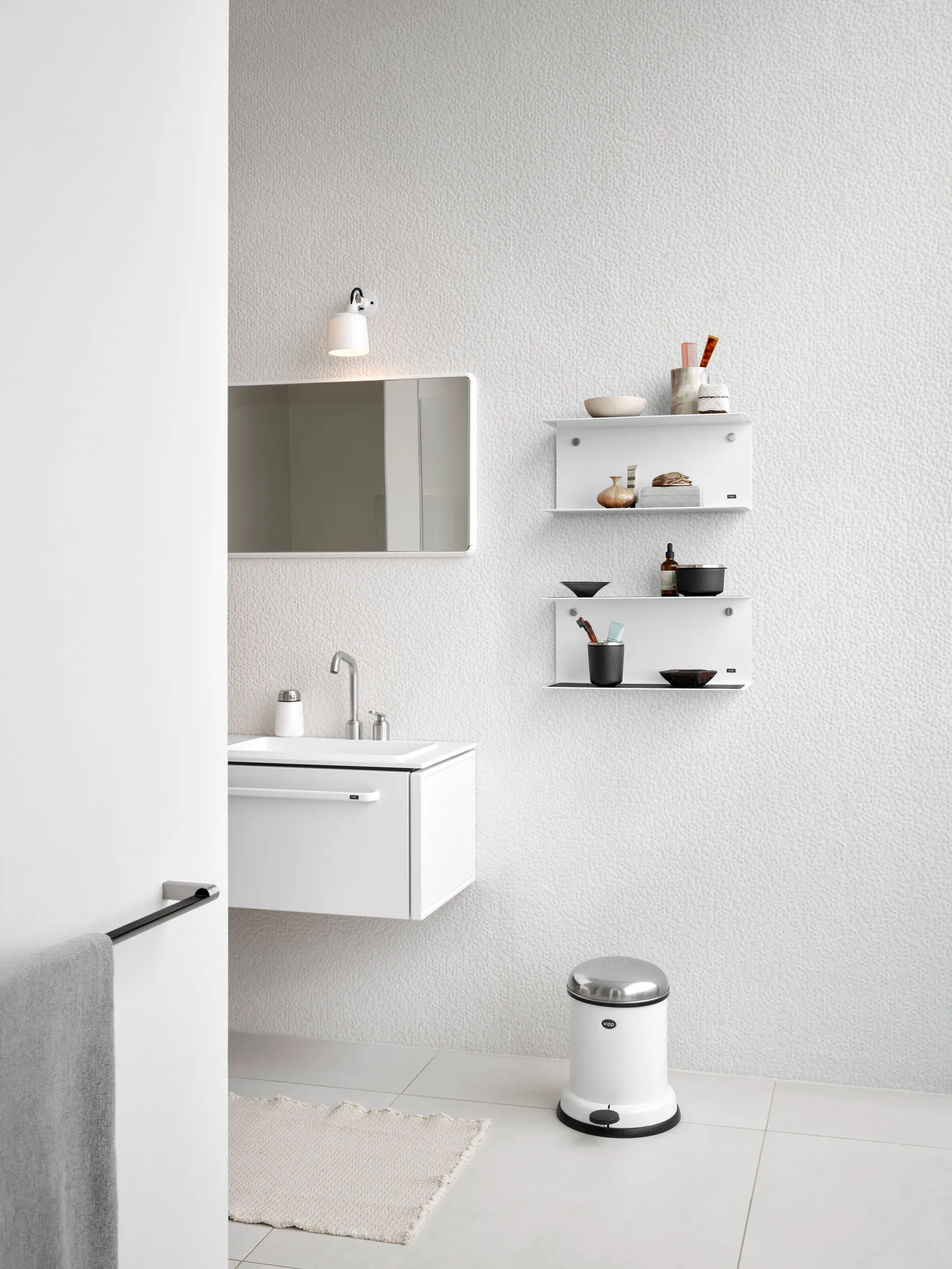 Vipp13 Treteimer 4 l, White Vipp