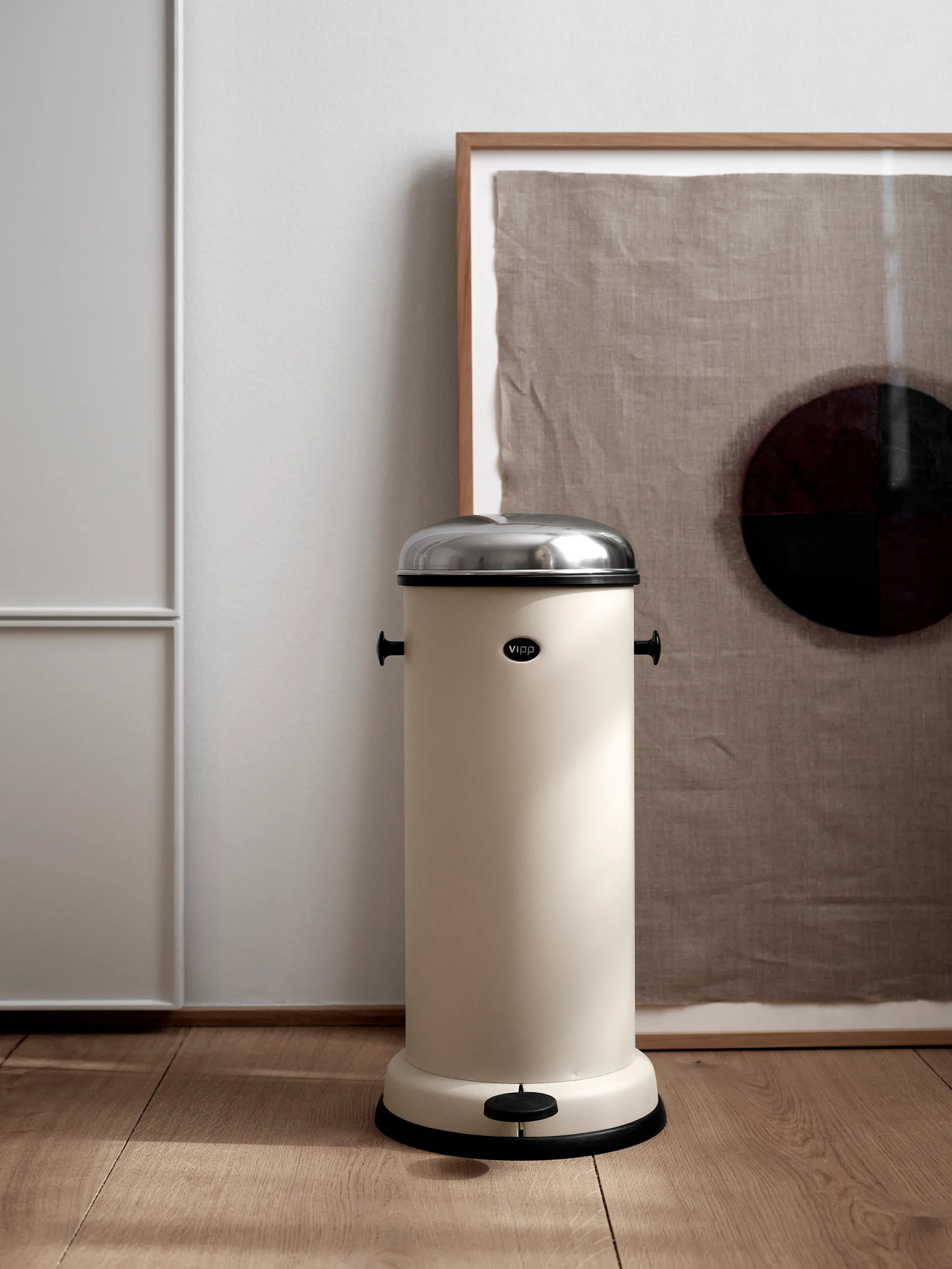 Vipp16 Treteimer 18 l, Beige Vipp