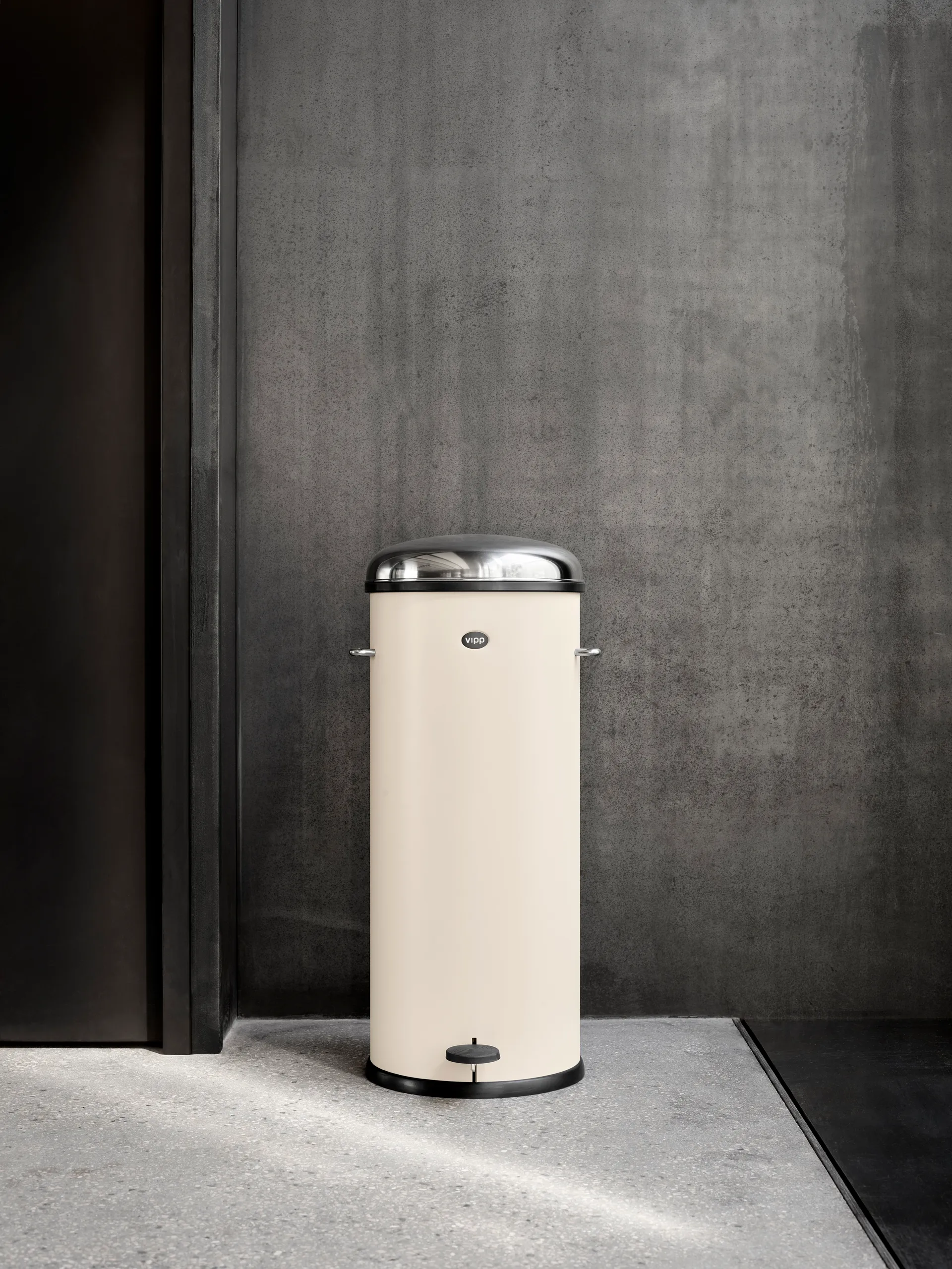 Vipp17 Treteimer 30 l, Beige Vipp