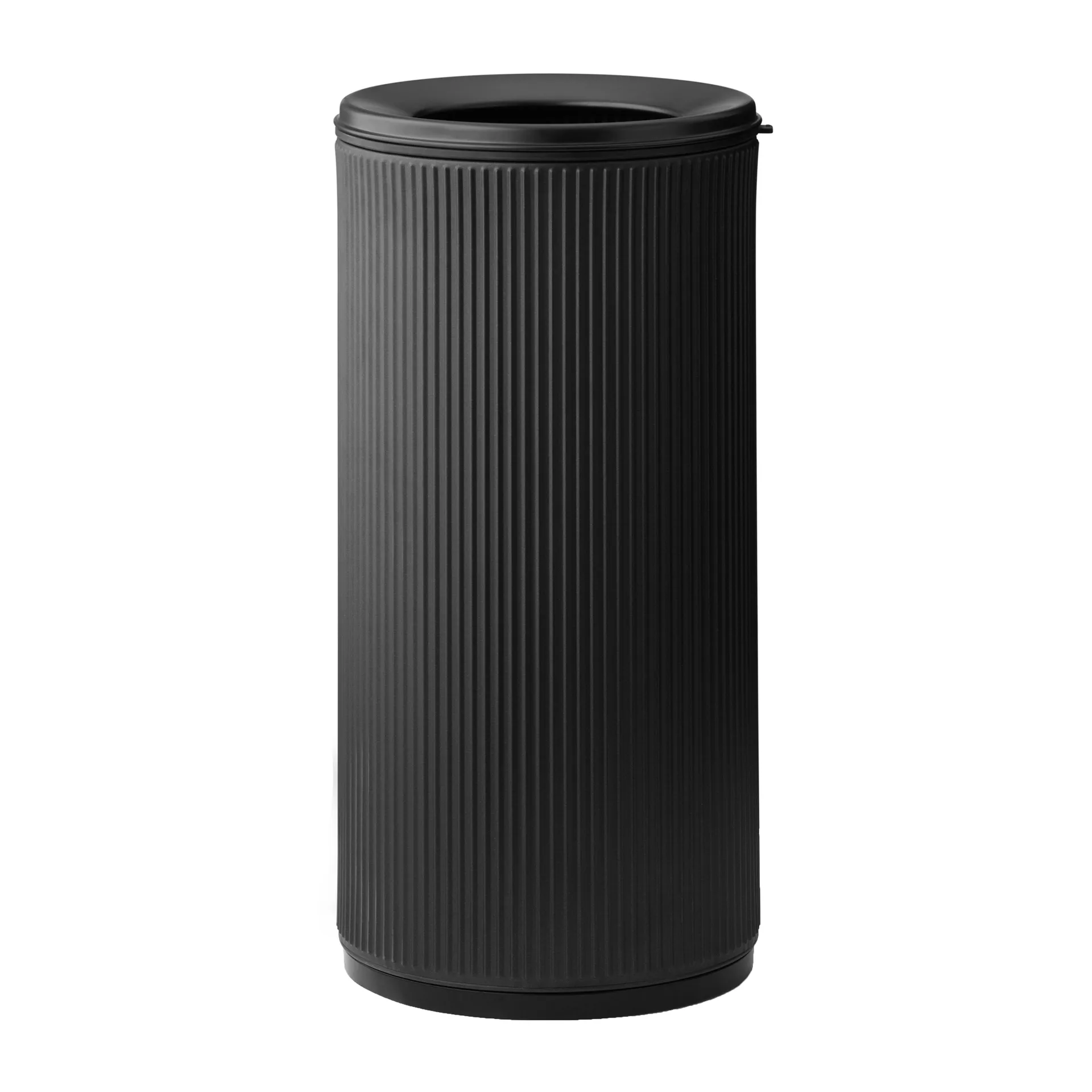 Vipp18 Papierkorb mit Rand 22 l, Black Vipp