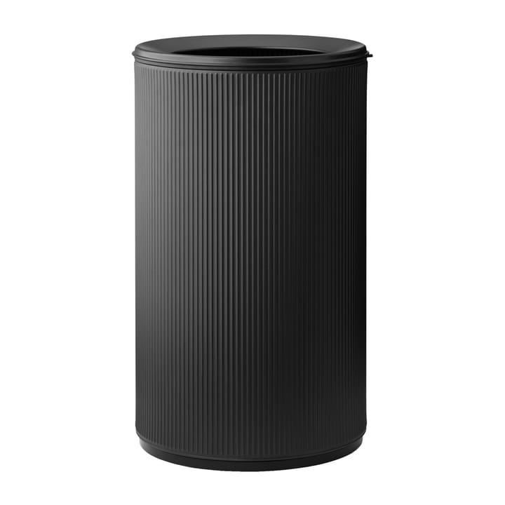 Vipp19 Papierkorb mit Rand 60 l - Black - Vipp