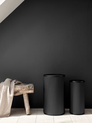 Vipp19 Papierkorb mit Rand 60 l - Black - Vipp