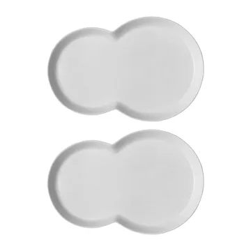Vipp214 Brunch-Teller 16x24 cm 2er Pack - White - Vipp