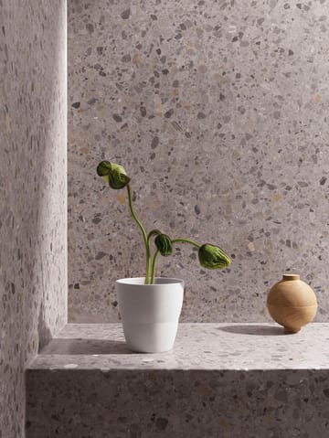 Vipp220 Blumentopf Keramik Ø14,5x14,5 cm - White - Vipp