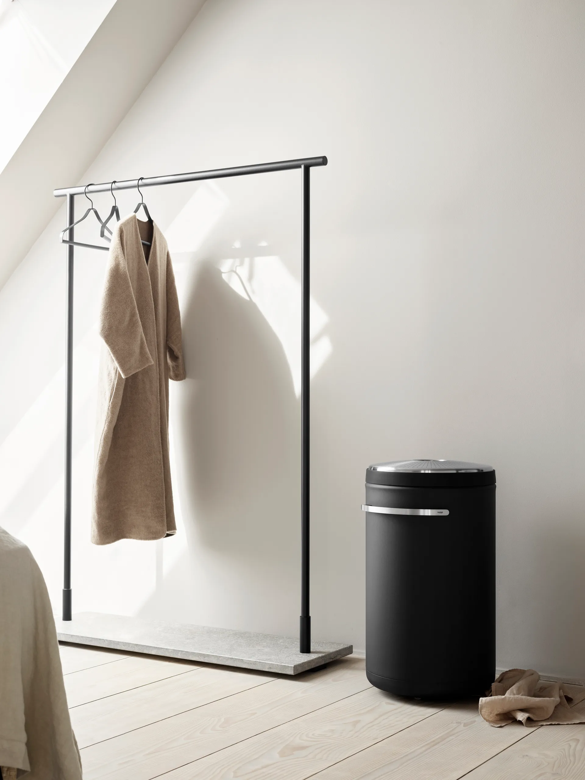 Vipp441 Wäschekorb Ø39x69 cm, Black Vipp