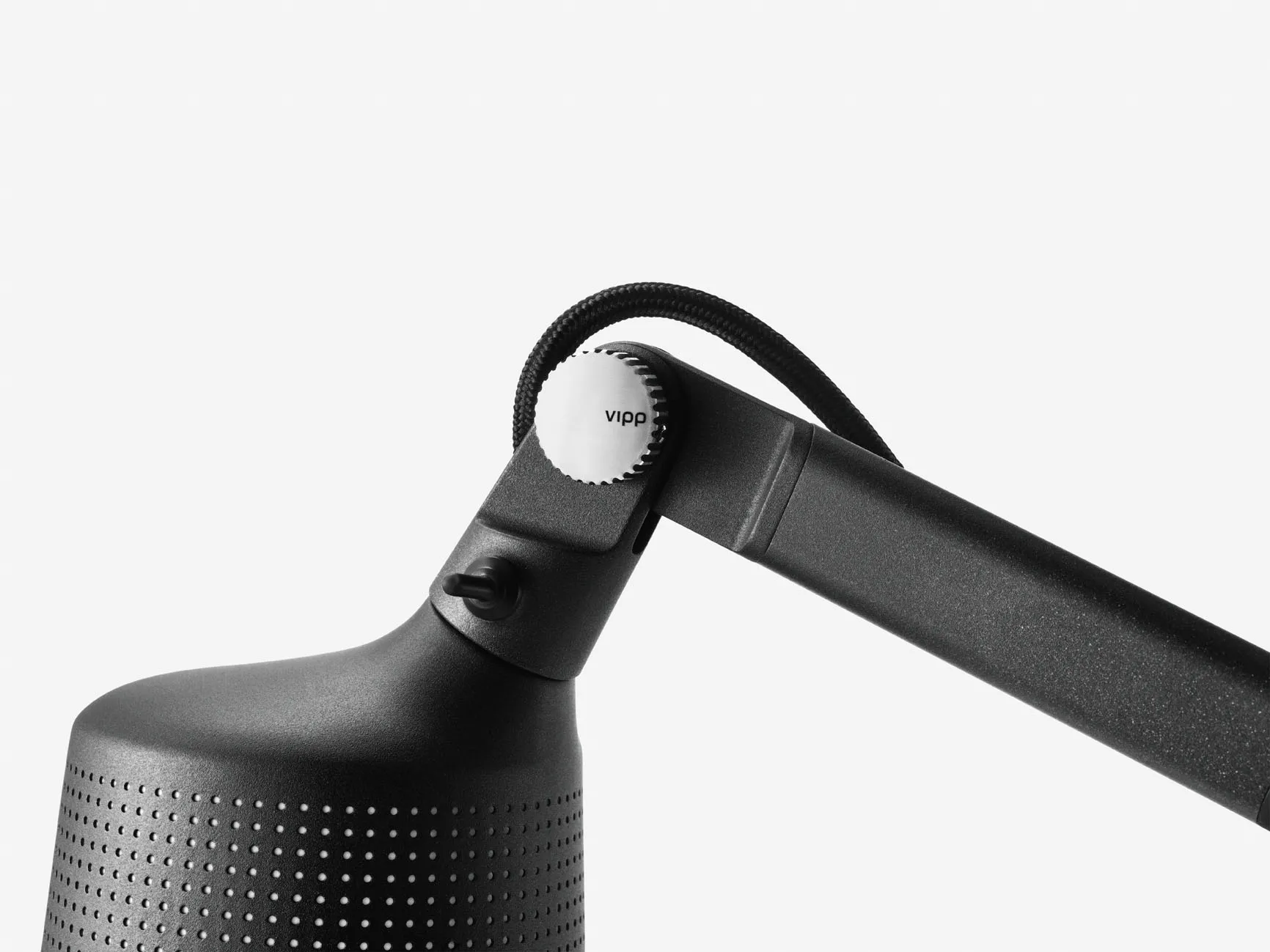 Vipp521 Schreibtischlampe mit Halterung, Black Vipp