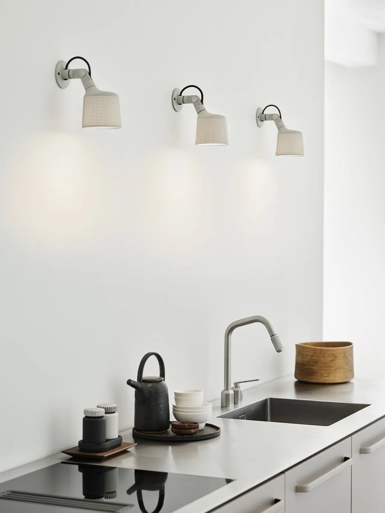 Vipp524 Wandleuchte Spotlight, Warm grey Vipp