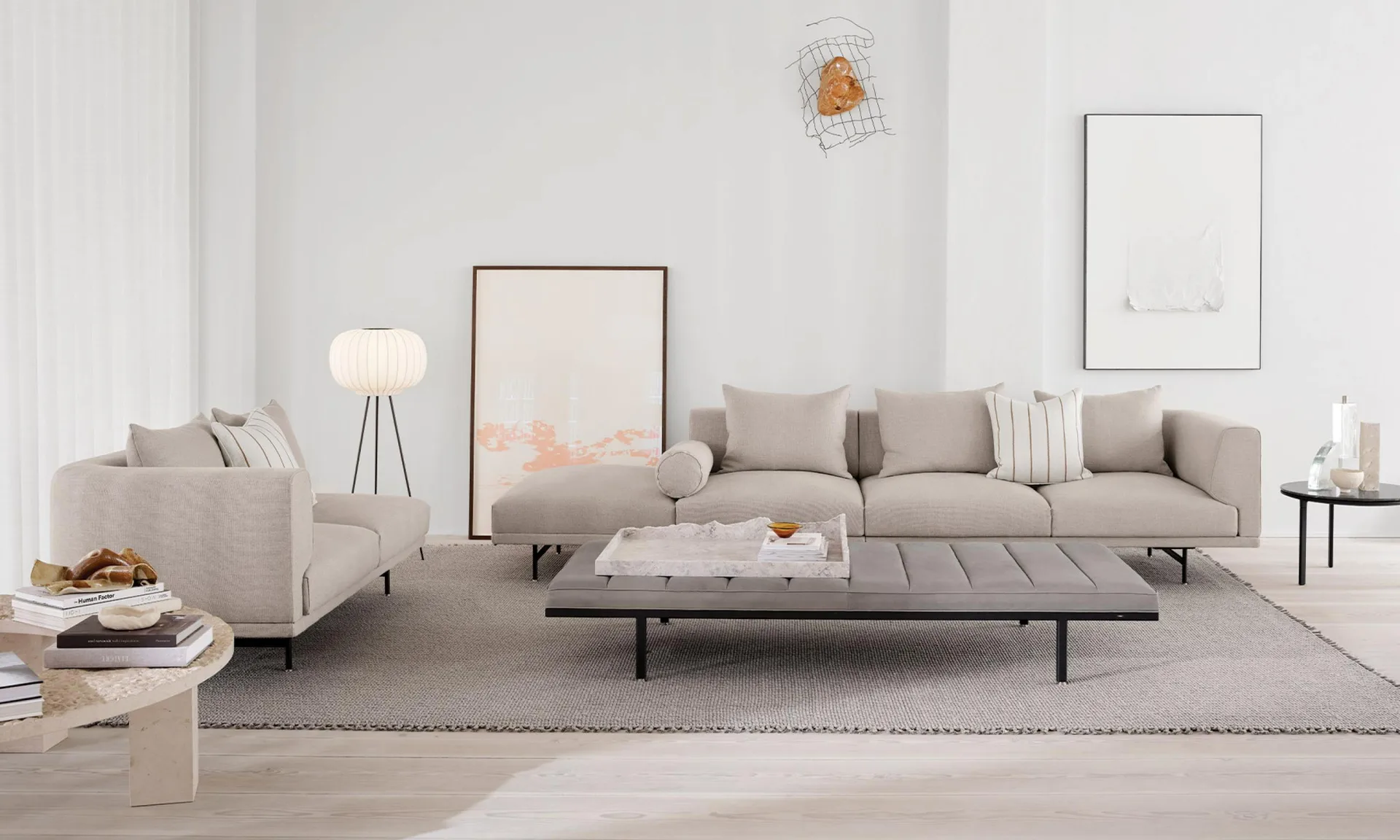 Vipp581 Paper Stehleuchte 112 cm, Dark oak-white Vipp