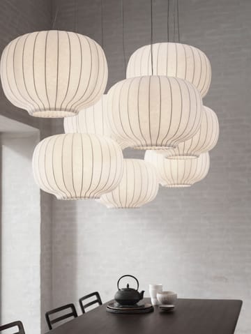Vipp586 Paper Pendelleuchte Ø45 cm - Dark oak-white - Vipp