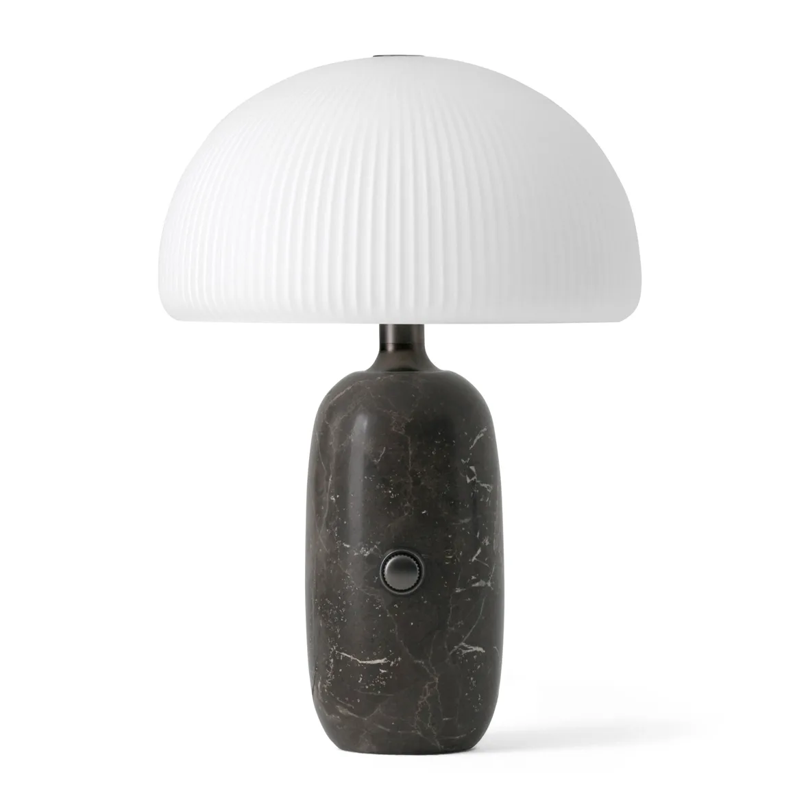 Vipp591 Sculpture Tischlampe klein 39 cm, Grey marble Vipp