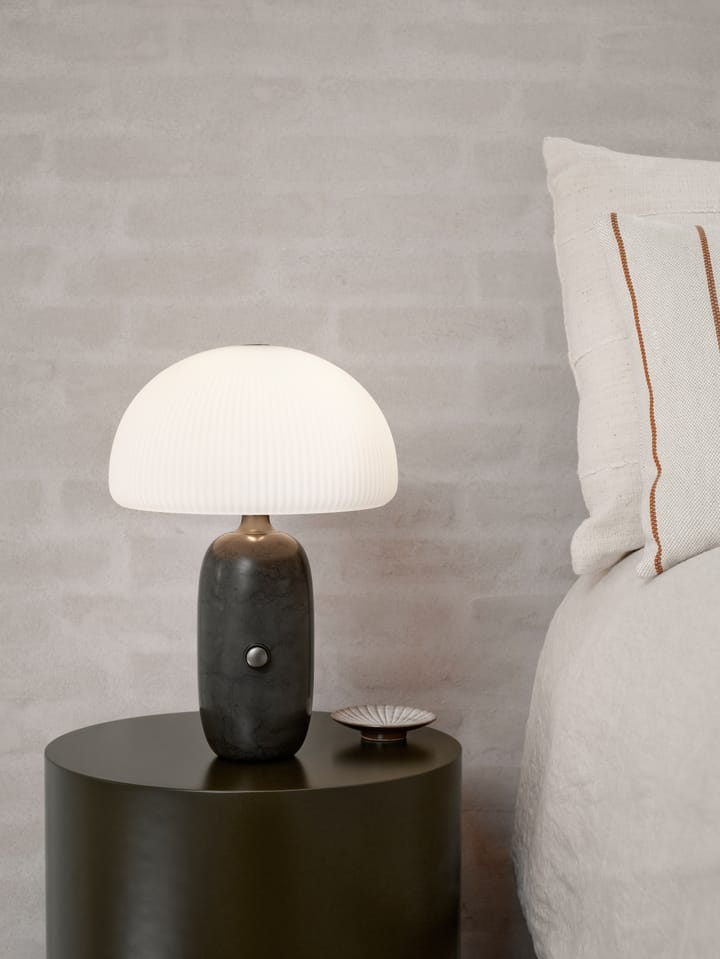 Vipp591 Sculpture Tischlampe klein 39 cm, Grey marble Vipp