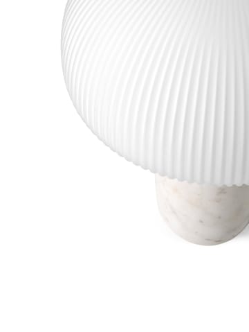 Vipp591 Sculpture Tischlampe klein 39 cm - White marble - Vipp