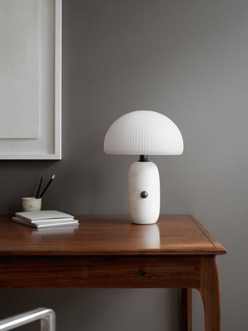 Vipp591 Sculpture Tischlampe klein 39 cm - White marble - Vipp