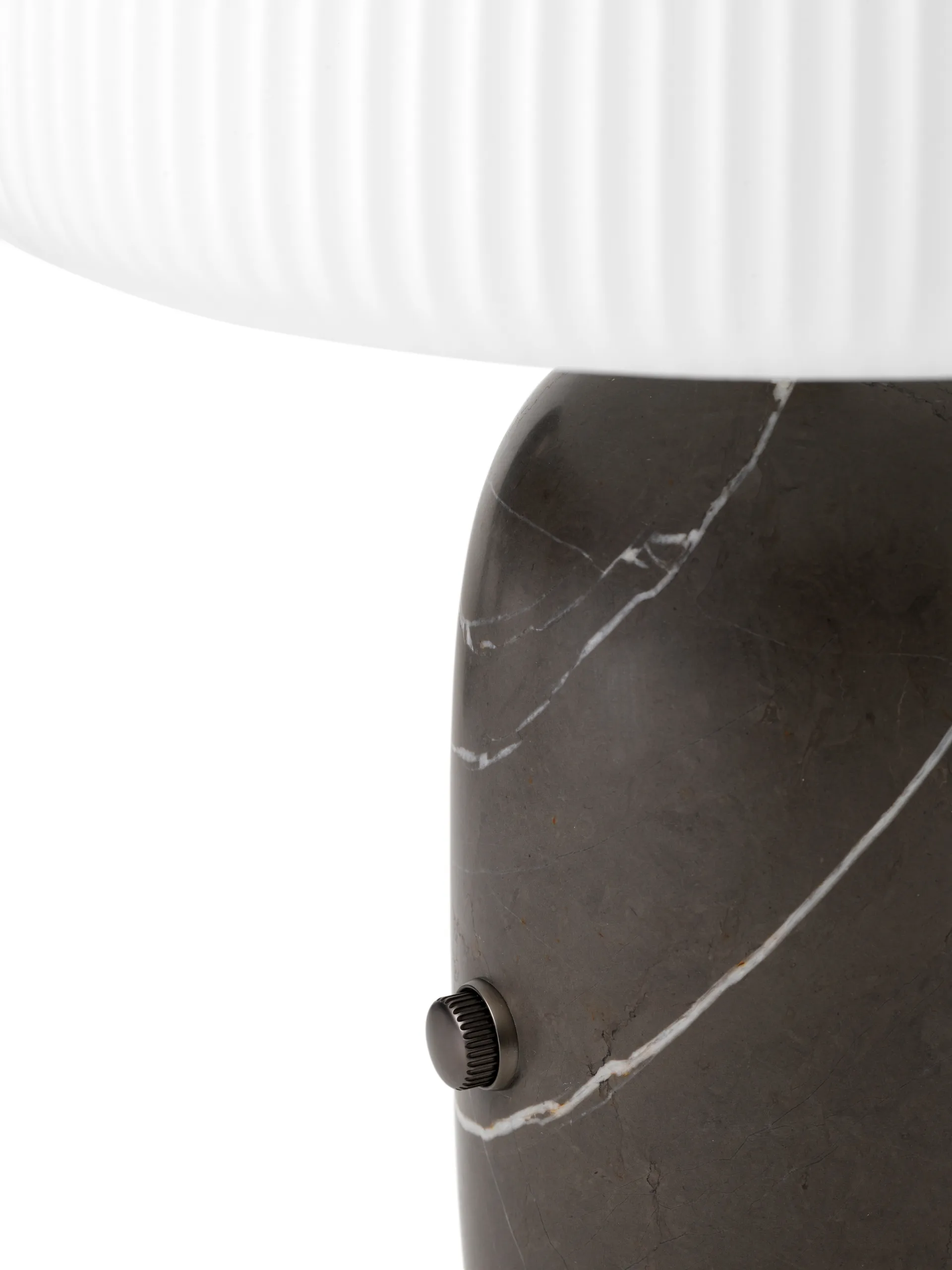 Vipp592 Sculpture Tischlampe 52 cm, Grey marble Vipp