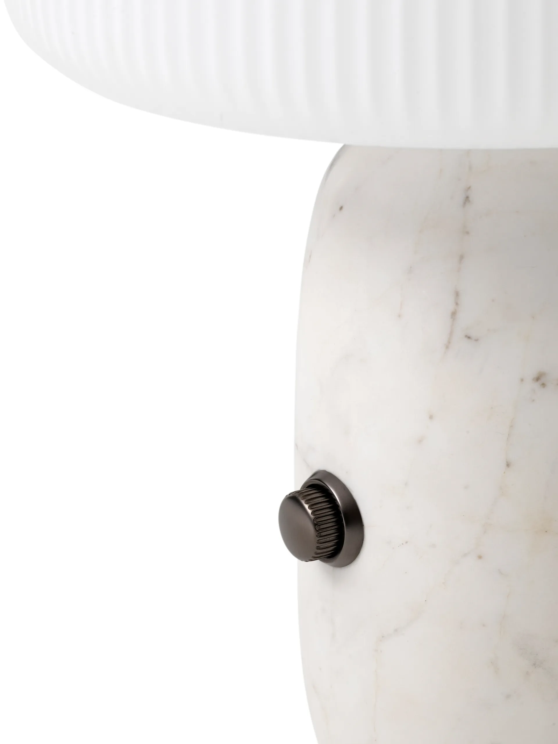 Vipp592 Sculpture Tischlampe 52 cm, White marble Vipp