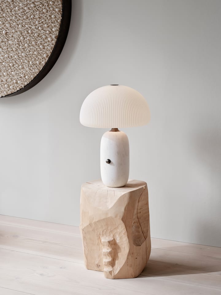 Vipp592 Sculpture Tischlampe 52 cm, White marble Vipp