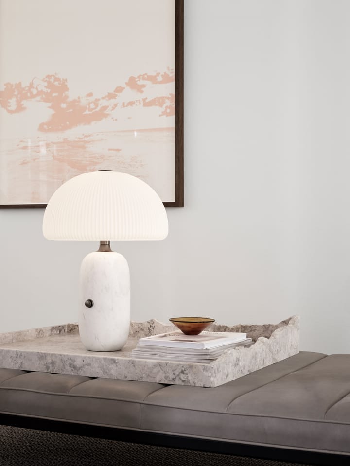 Vipp592 Sculpture Tischlampe 52 cm, White marble Vipp