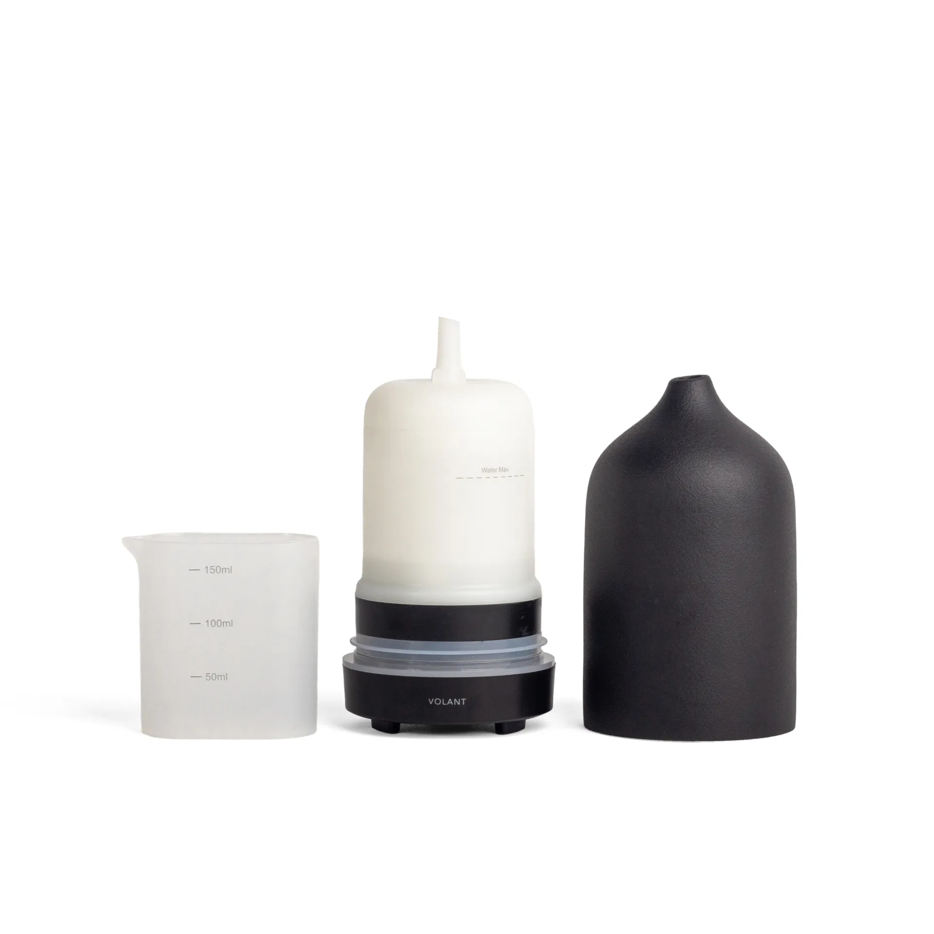 Stein-Diffuser 10 cl, Schwarz Volant