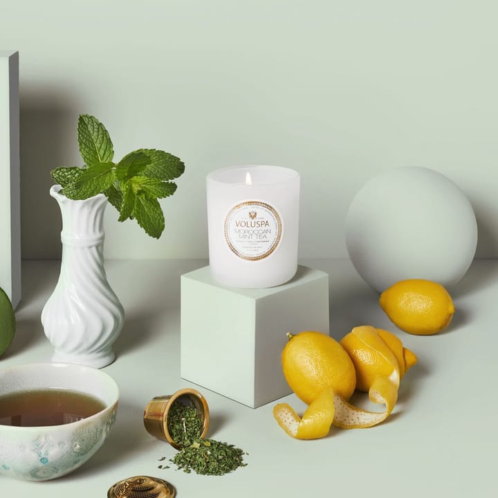 Classic Maison Blanc Duftkerze 60 Stunden, Moroccan Mint Tea Voluspa