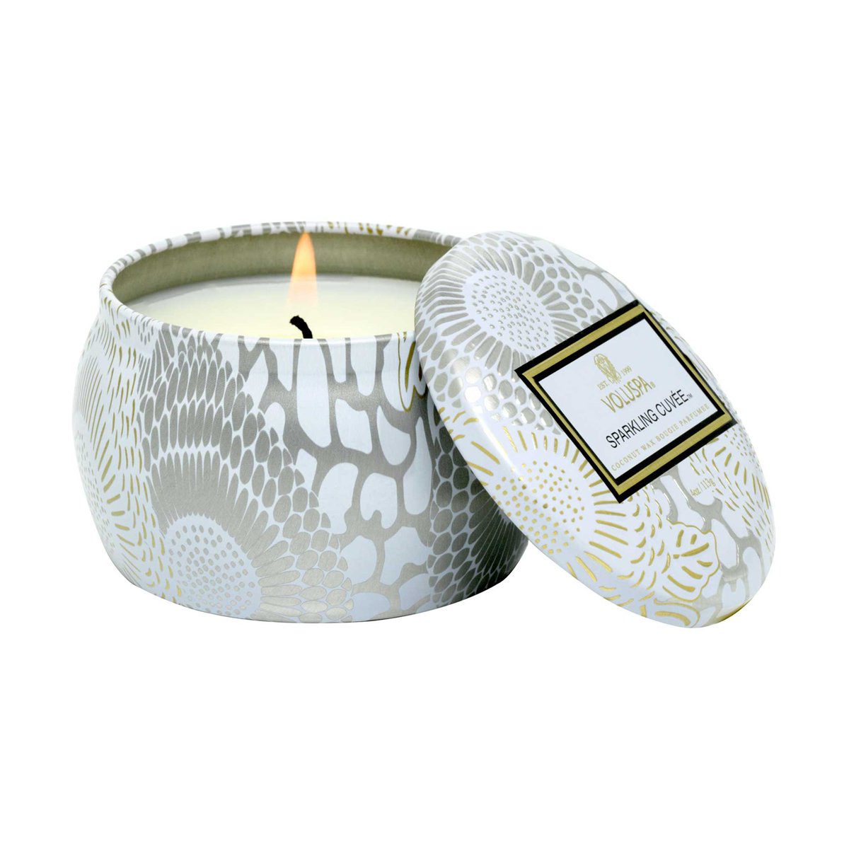 Voluspa Japonica Mini Tin Duftkerze 25 Stunden Sparkling Cuvée