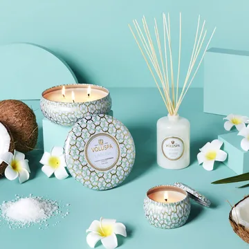 Maison Blanc 3-wick Tin Duftkerze 40 Stunden - Laguna - Voluspa