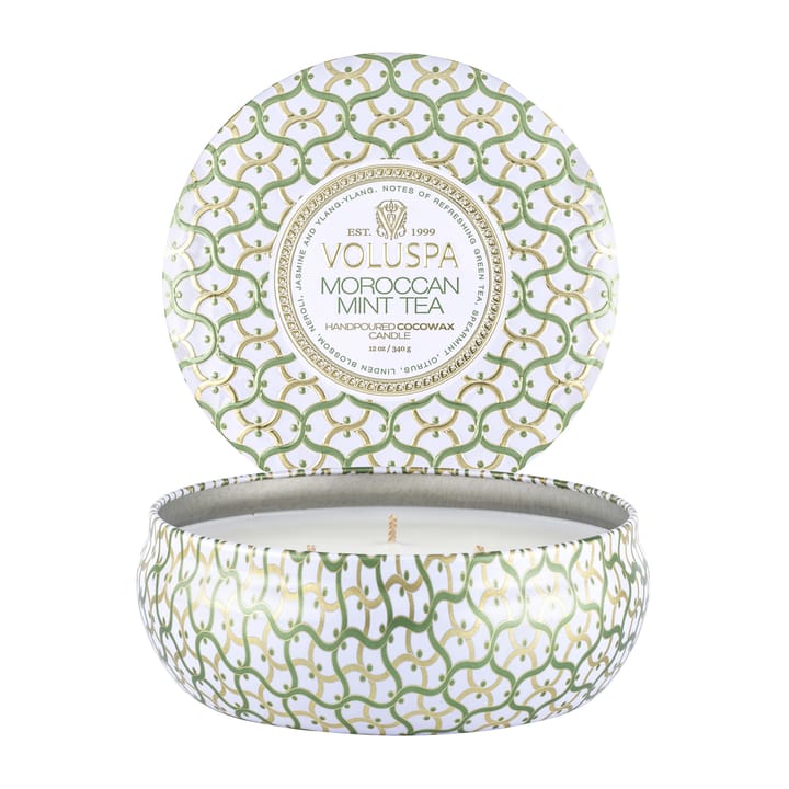 Maison Blanc 3-wick Tin Duftkerze 40 Stunden - Moroccan Mint Tea - Voluspa