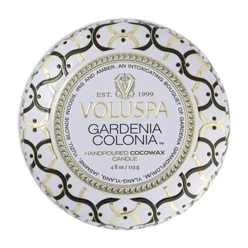 Maison Blanc Mini Tin Duftkerze 25 Stunden - Gardenia Colonia - Voluspa