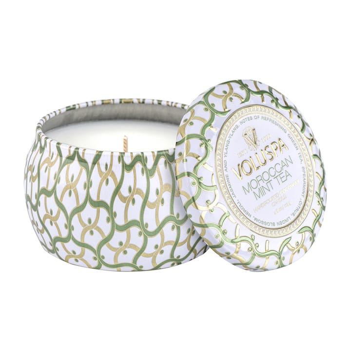 Maison Blanc Mini Tin Duftkerze 25 Stunden - Moroccan Mint Tea - Voluspa