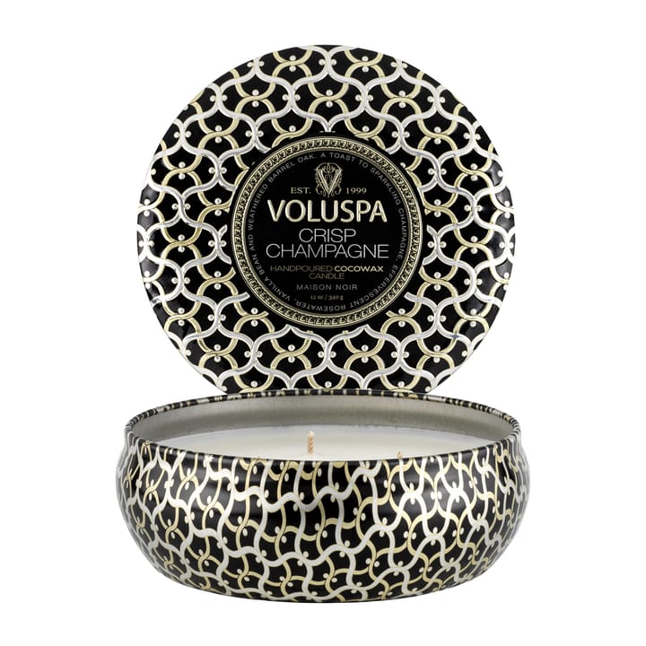 Maison Noir 3-wick Tin Duftkerze 40 Stunden - Crisp Champagne - Voluspa