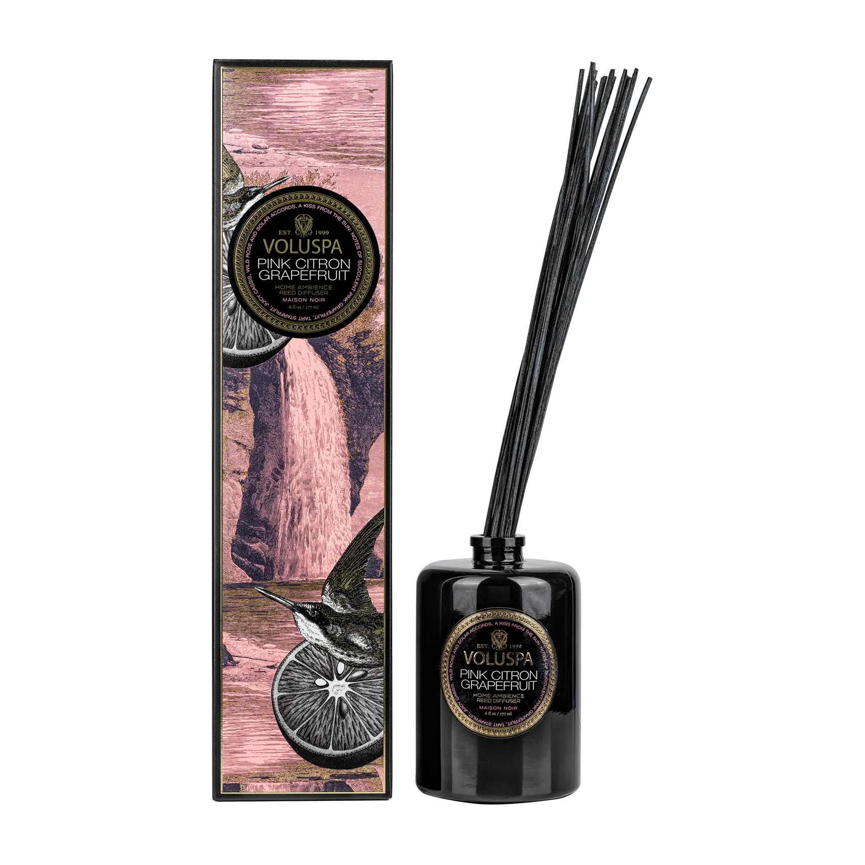 Maison Noir Duftstäbchen 177 ml, Pink Citron Grapefruit Voluspa