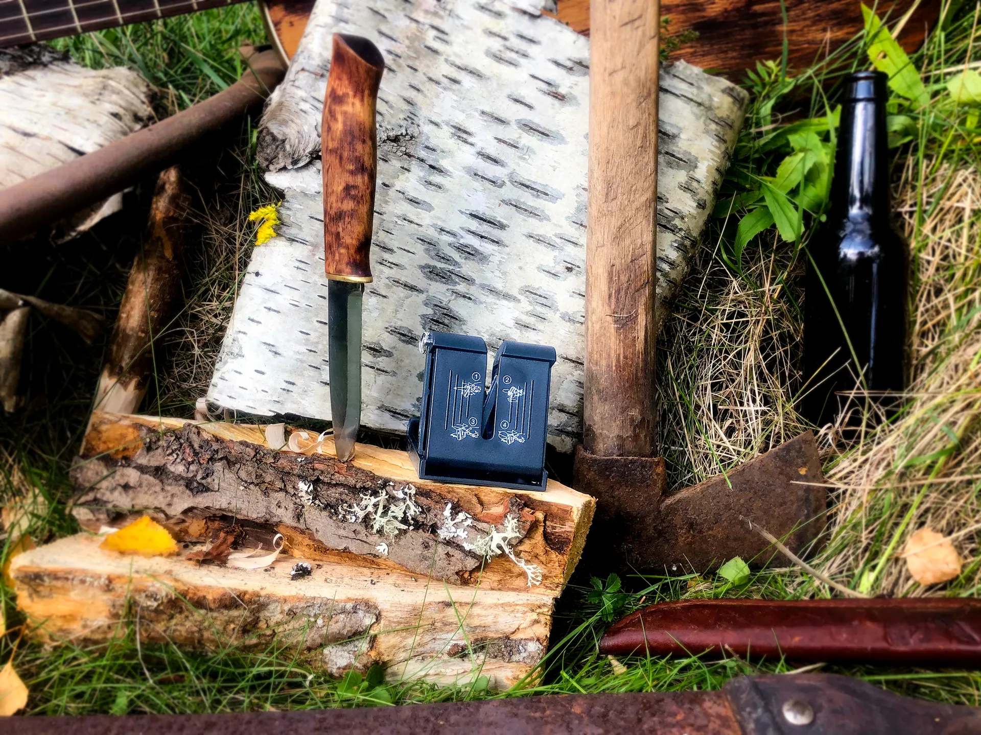 Vulkanus Pocket Messerschärfer Basic, Schwarz Vulkanus