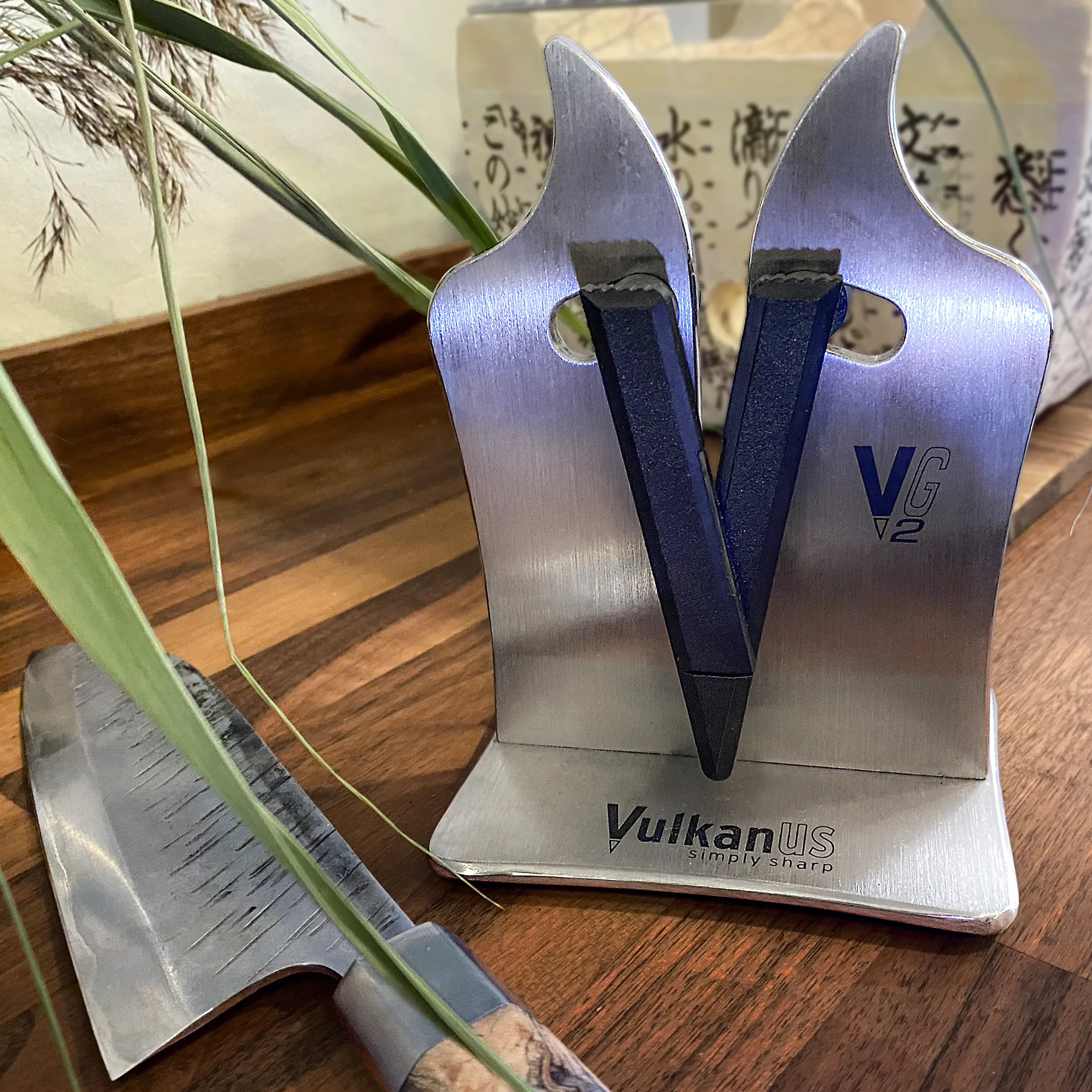 Vulkanus VG2 Professional Messerschärfer, Edelstahl Vulkanus