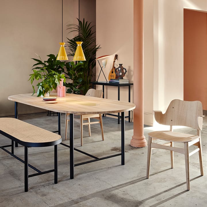 Be My Guest Tisch 180cm, Eiche weiß geölt-gelb Warm Nordic