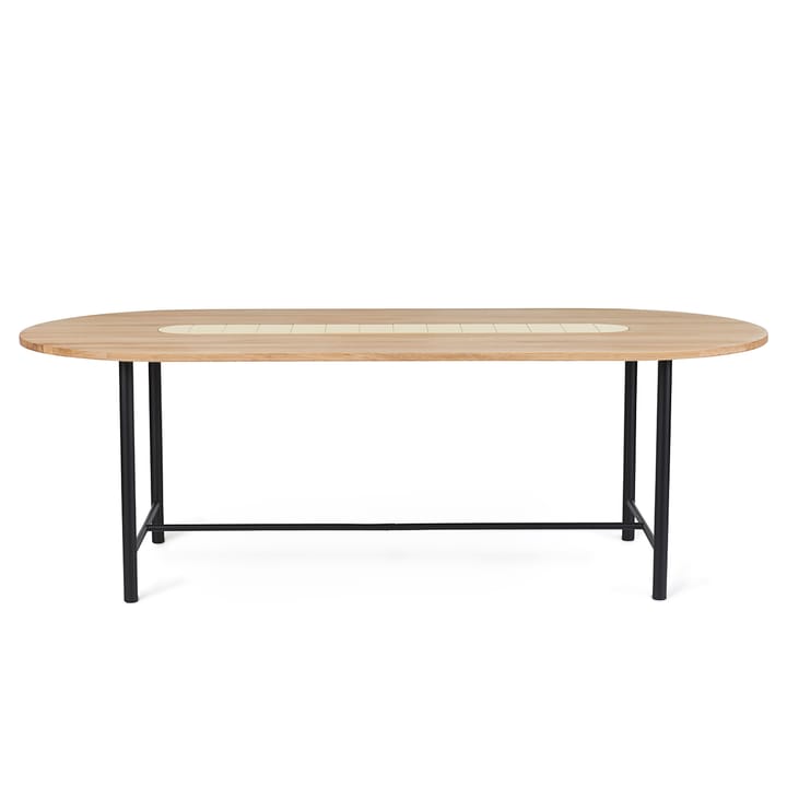 Be My Guest Tisch 220cm, Eiche weiß geölt-gelb Warm Nordic