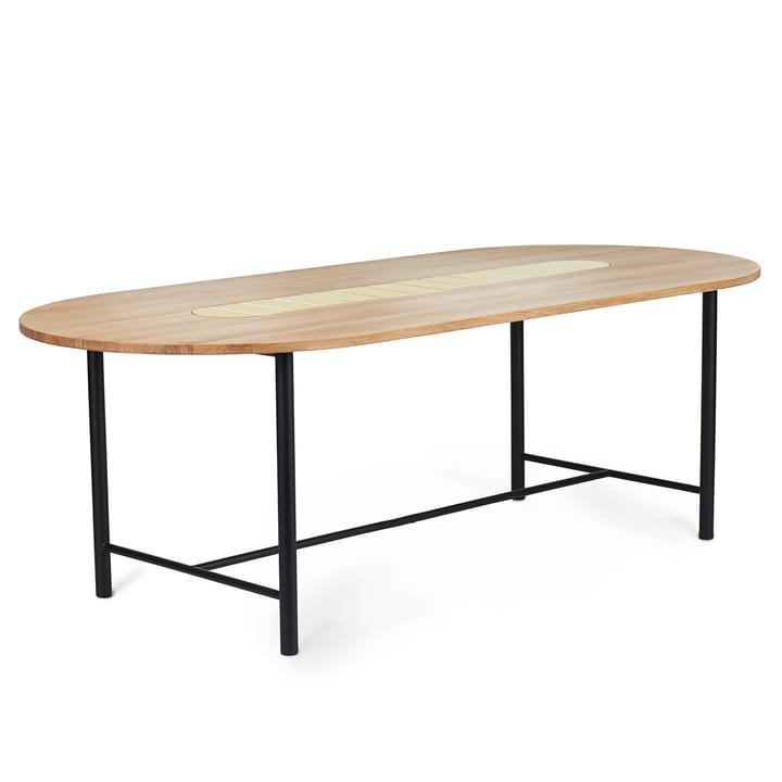 Be My Guest Tisch 220cm, Eiche weiß geölt-gelb Warm Nordic